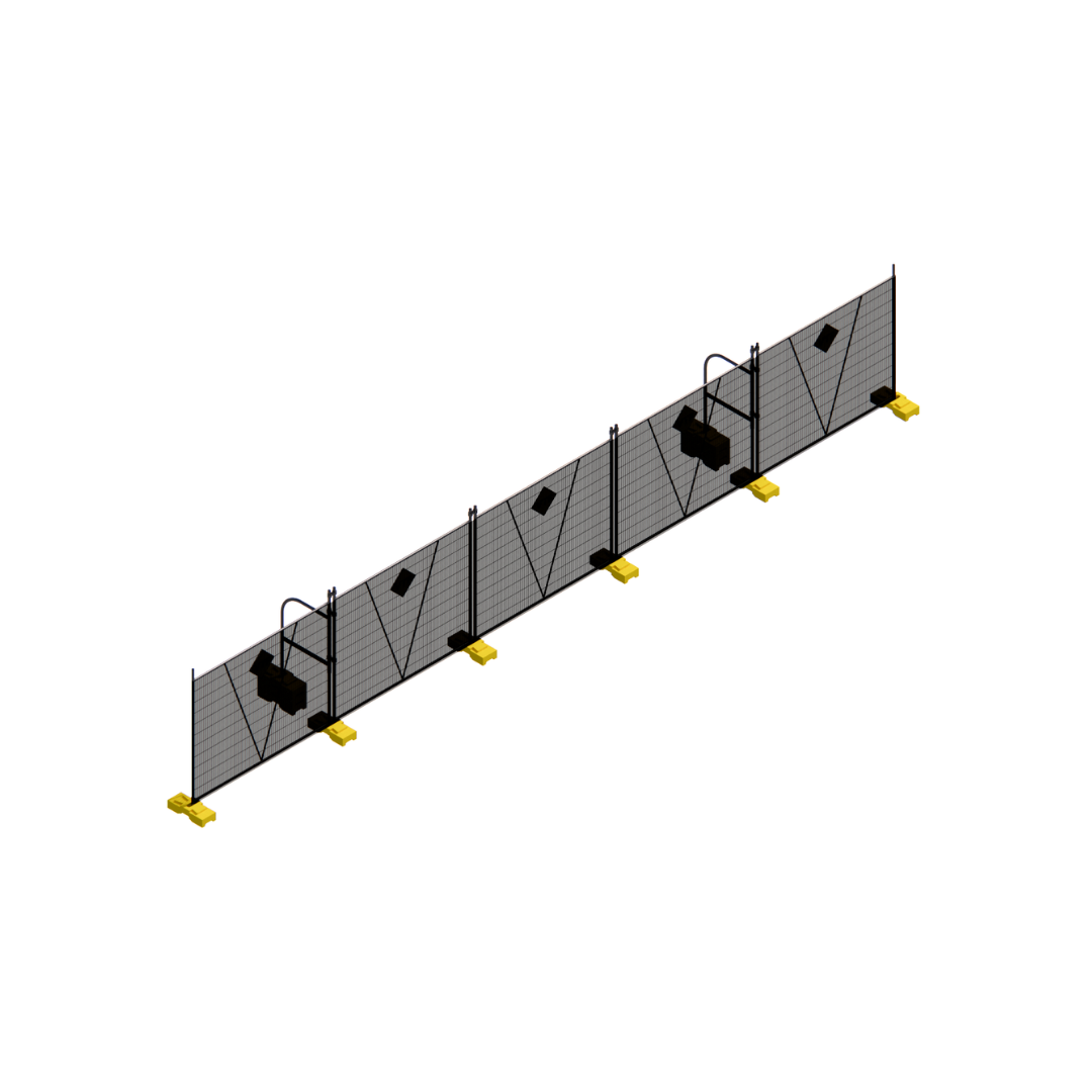 Industrial Panel with<br />
Bracing and Shadecloth